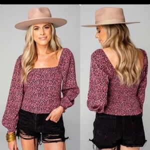 **Buddy Love Smocked Top**